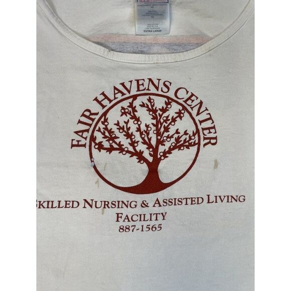 VINTAGE Aids Walk Miami 1996 Graphic Tank Top Women XL White 90s Single Stitch - Picture 6 of 12